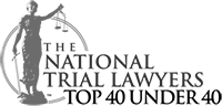The National Trial Lawyer Top 40 Under 40 Badge